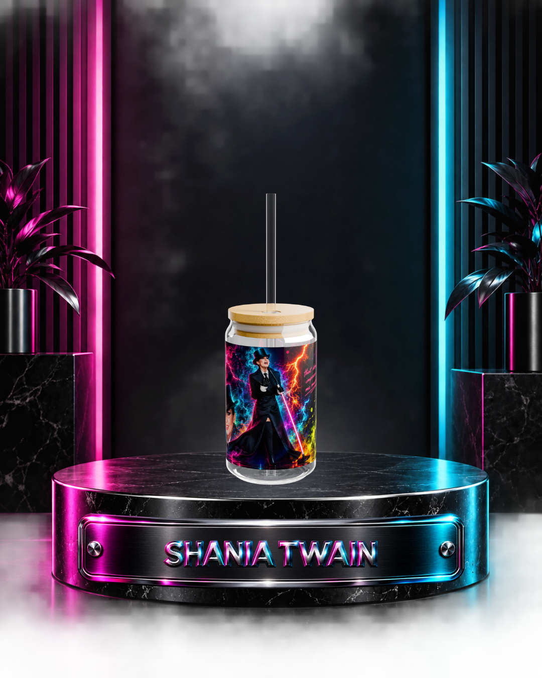 Shania Twain  — I Feel Like A Neon Woman | 16oz Glass Can