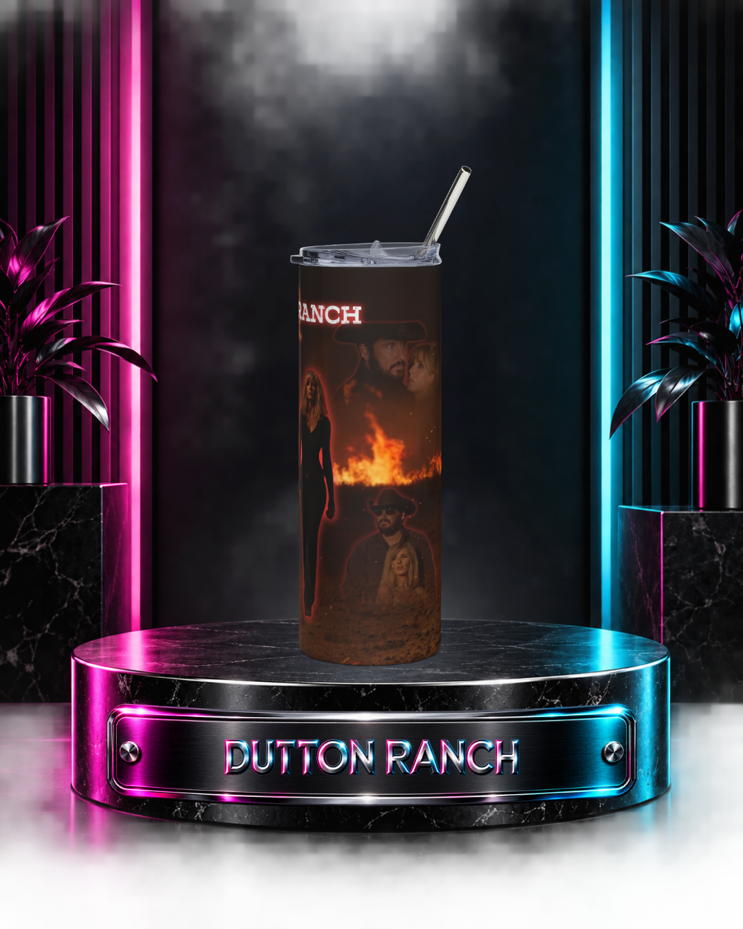 Yellowstone: Dutton Ranch — Western Ranch Fire Scene | 20oz Tumbler