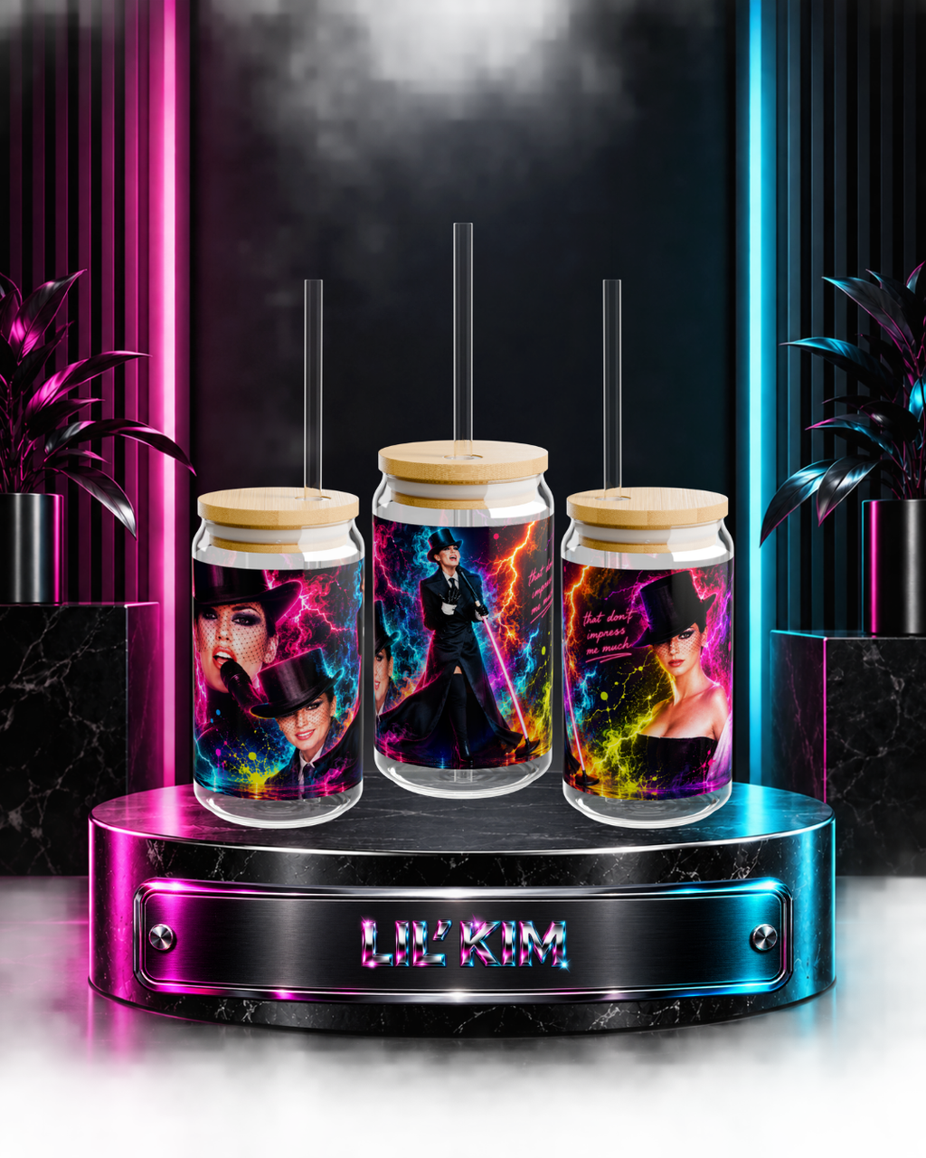 Shania Twain  — I Feel Like A Neon Woman | 16oz Glass Can