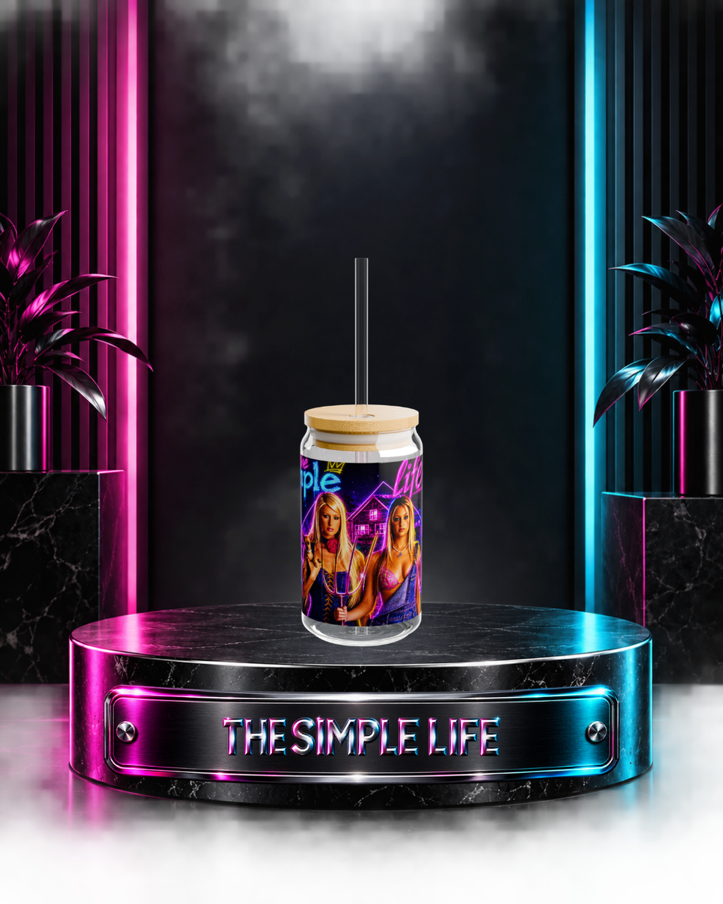 The Simple Life — Paris and Nicole Out Of Control | 16oz Glass Can