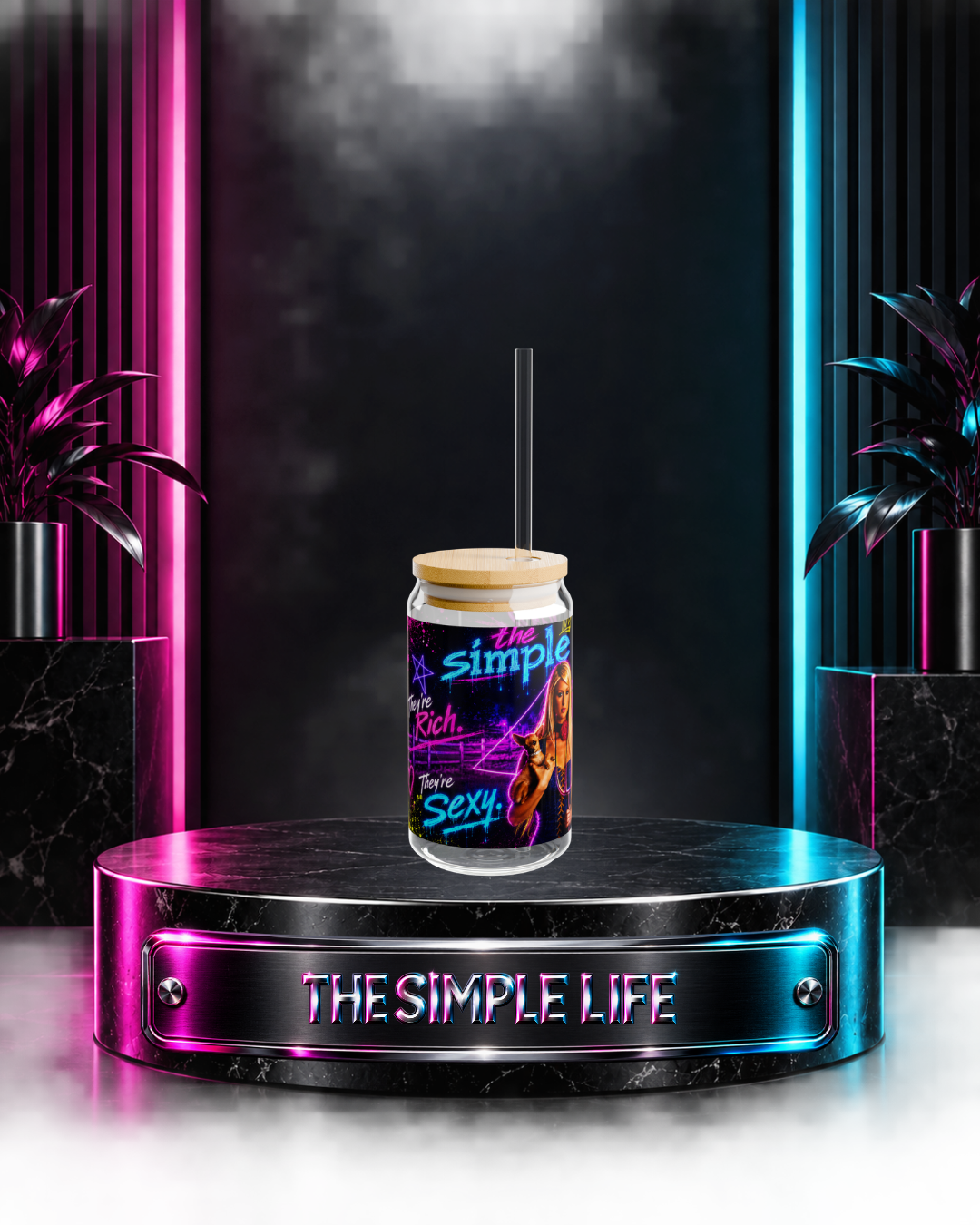 The Simple Life — Paris and Nicole Out Of Control | 16oz Glass Can