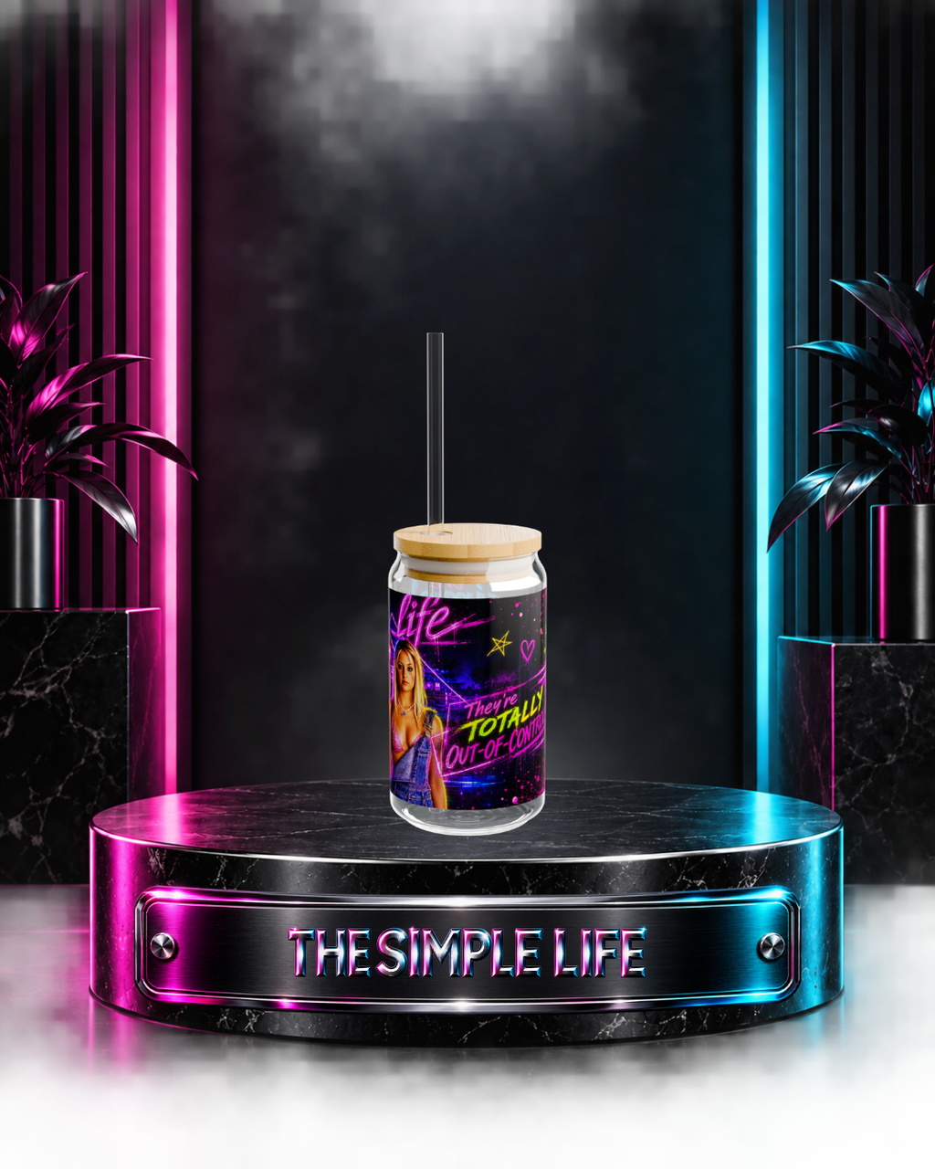The Simple Life — Paris and Nicole Out Of Control | 16oz Glass Can