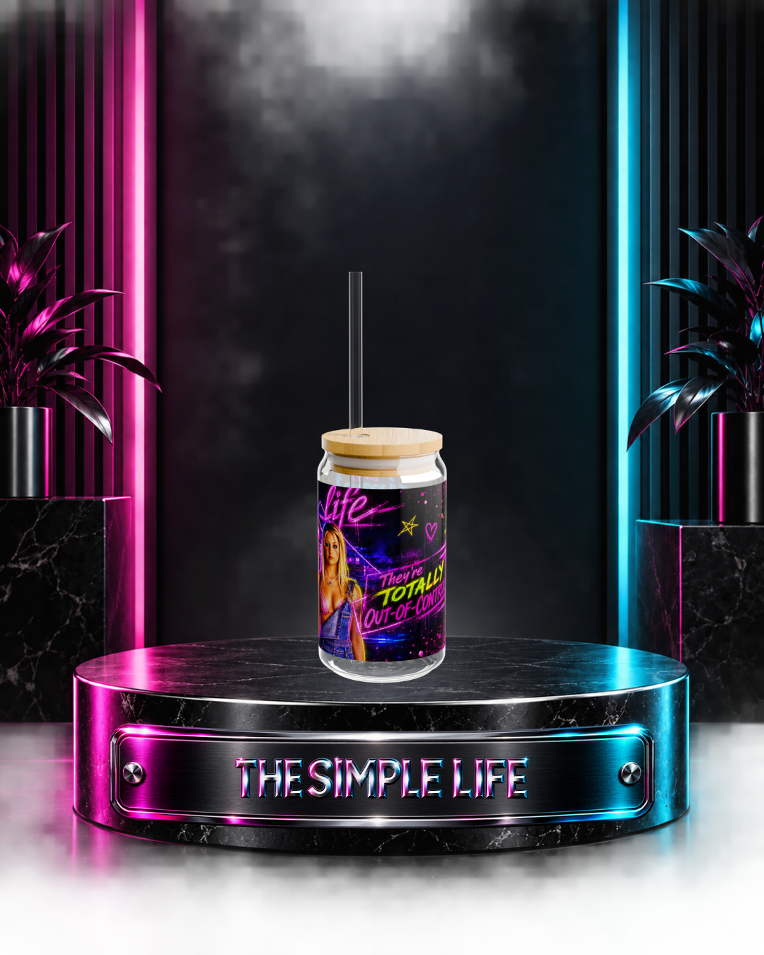 The Simple Life — Paris and Nicole Out Of Control | 16oz Glass Can