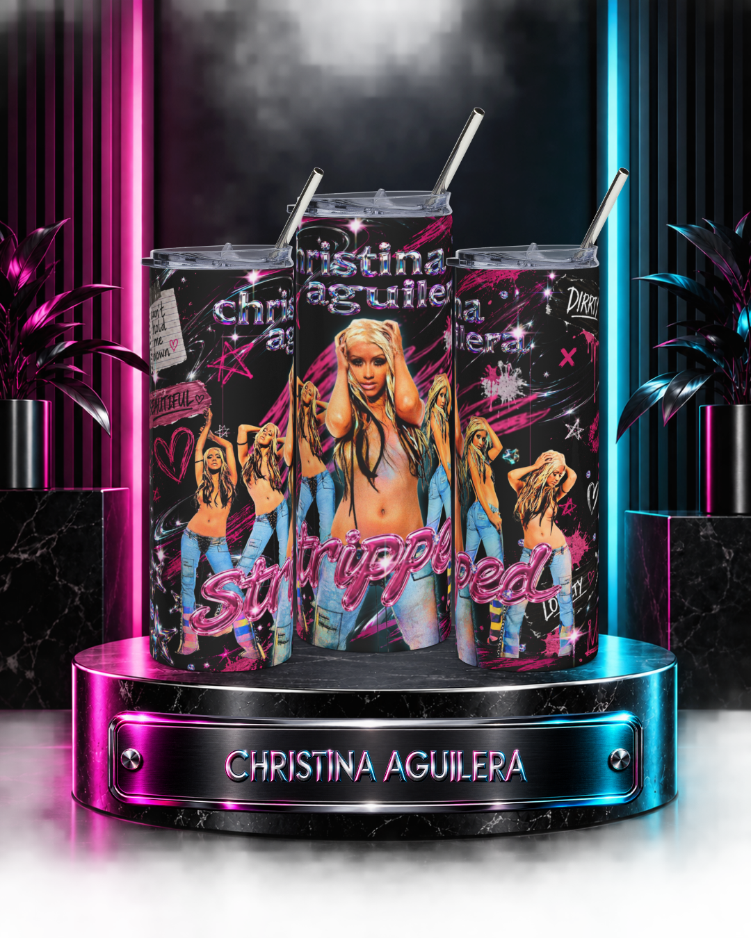Christina Aguilera — Stripped Y2K | 20oz Tumbler