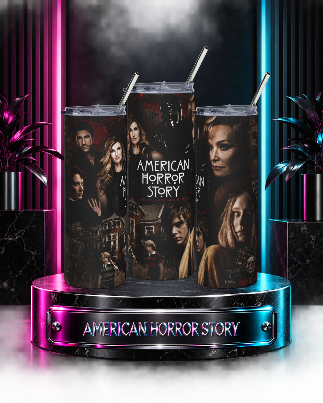 AHS Murder House — We All Have Our Demons | 20oz Tumbler