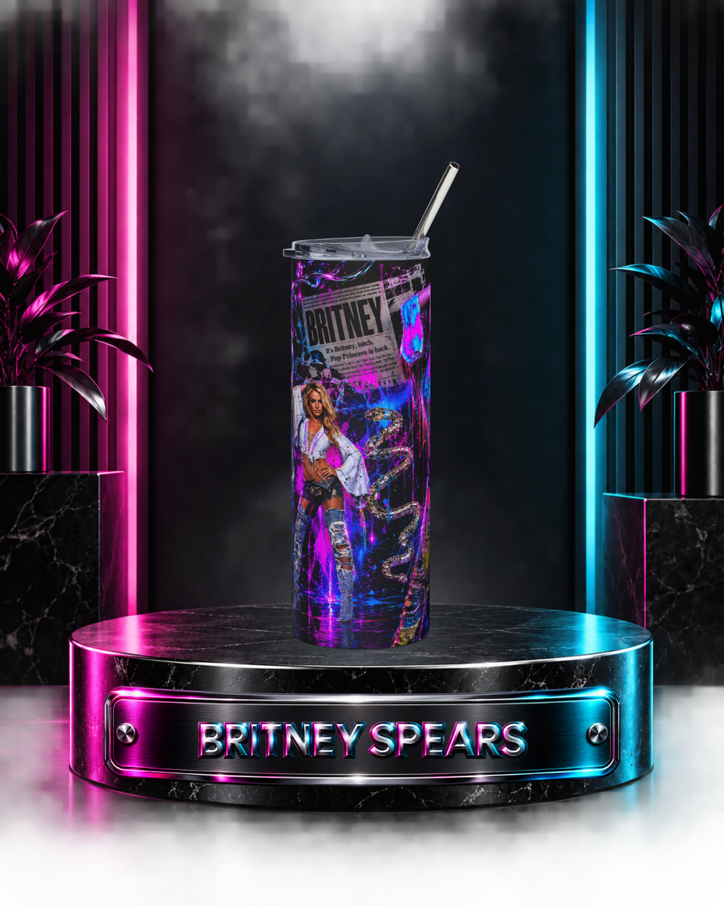 Britney Spears — Neon Rebellion | 20oz Tumbler
