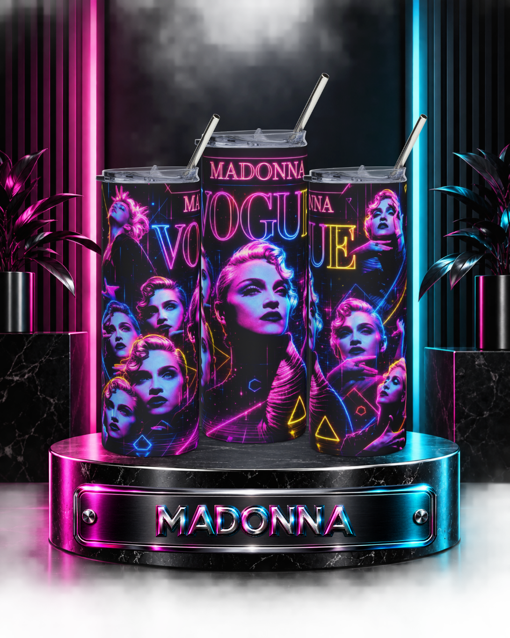 Madonna — Vogue Neon Mix | 20oz Tumbler