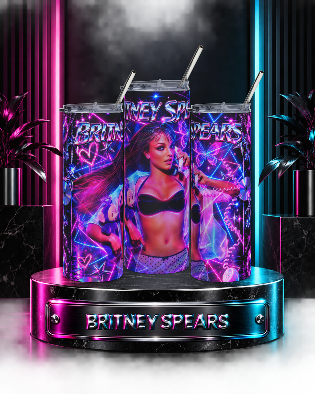 Britney Spears — Y2K Hotline | 20oz Tumbler