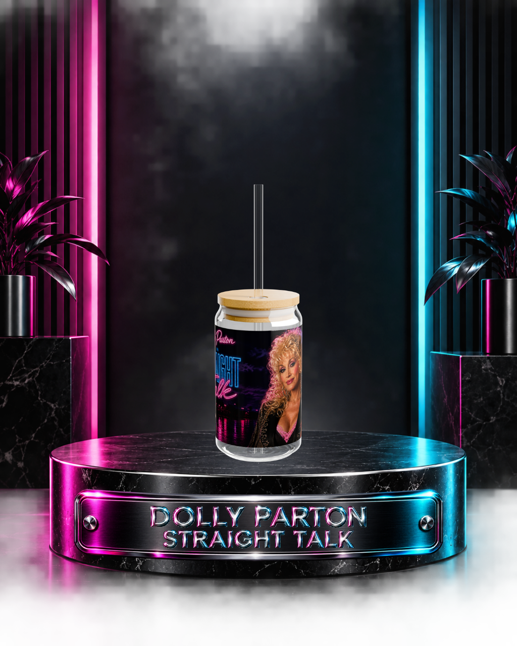 Dolly Parton — Straight Talk | 16oz Glass Can