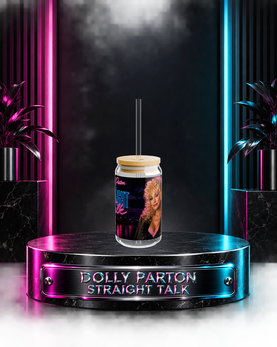 Dolly Parton — Straight Talk | 16oz Glass Can