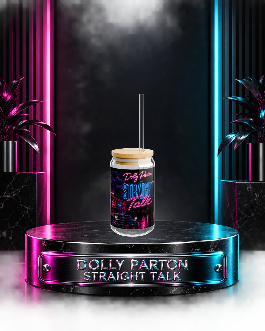 Dolly Parton — Straight Talk | 16oz Glass Can