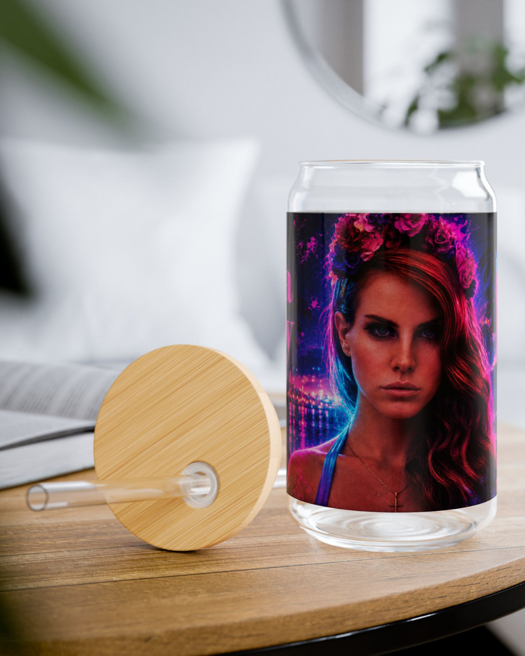 Lana Del Rey — Neon Dreams | 16oz Glass Can
