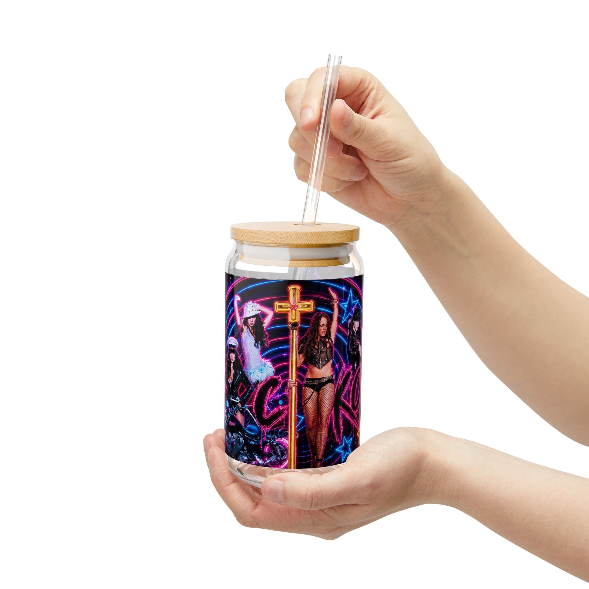 Britney Spears — Gimme More Neon Blackout 16oz Glass Can