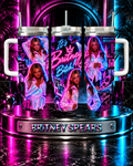 Britney Spears —  Live and More Remix | 40oz Tumbler With Handle
