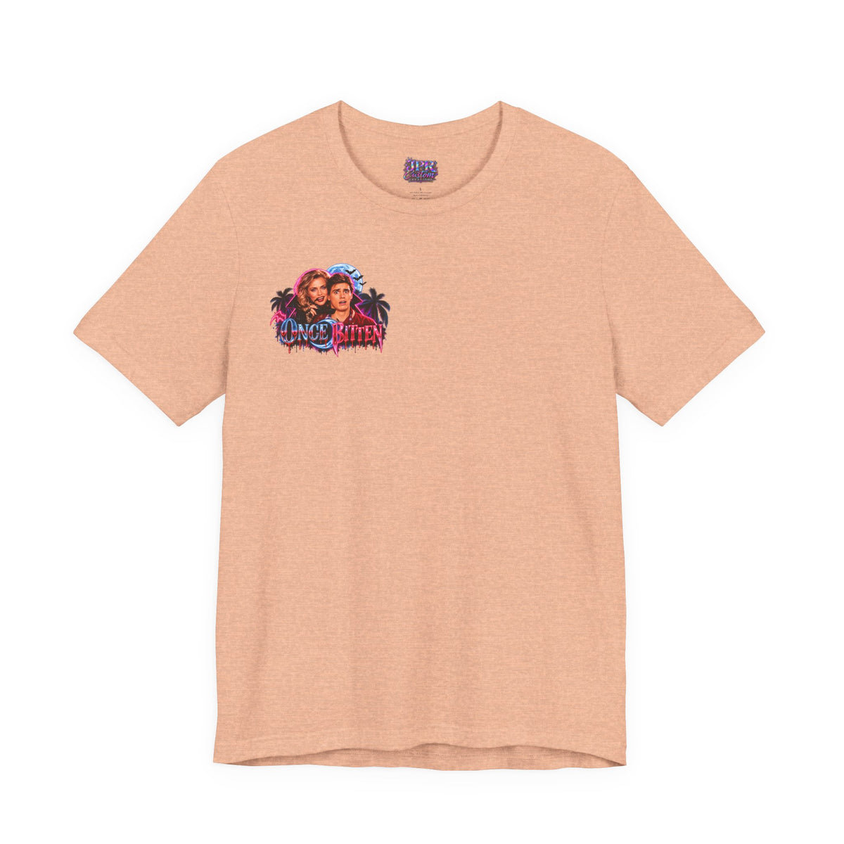 Once Bitten — Neon Fangs & Palm Trees | T-Shirt