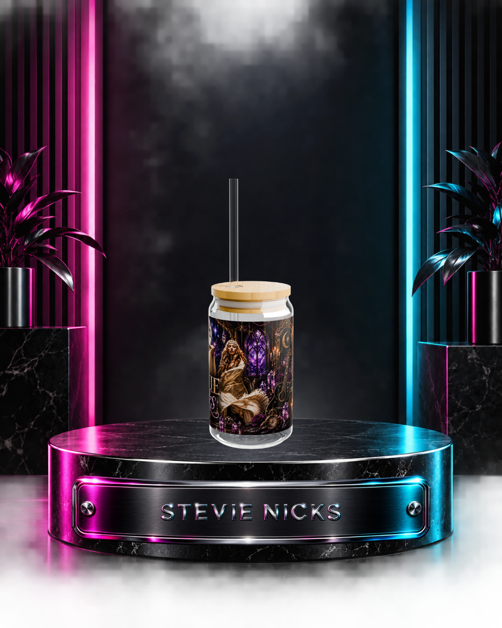 Stevie Nicks — Dreamer, Warrior, Goddess | 16oz Glass Can