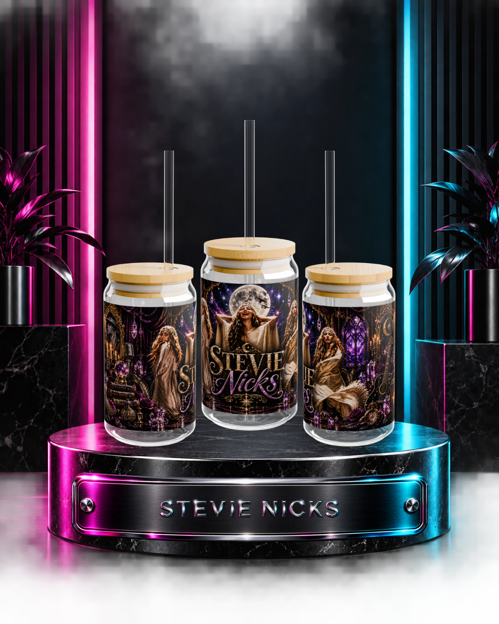 Stevie Nicks — Dreamer, Warrior, Goddess | 16oz Glass Can
