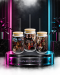 Death Becomes Her — Fatal Vanity Scrapbook | 16oz Glass Can