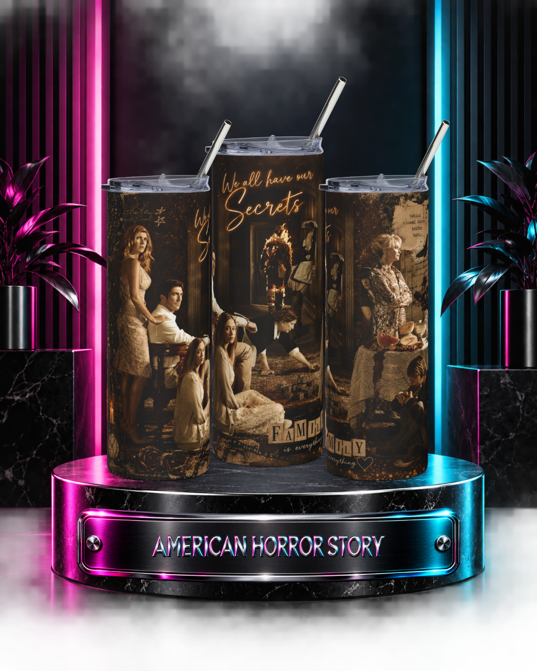 AHS Murder House — We All Have Our Secrets | 20oz Tumbler