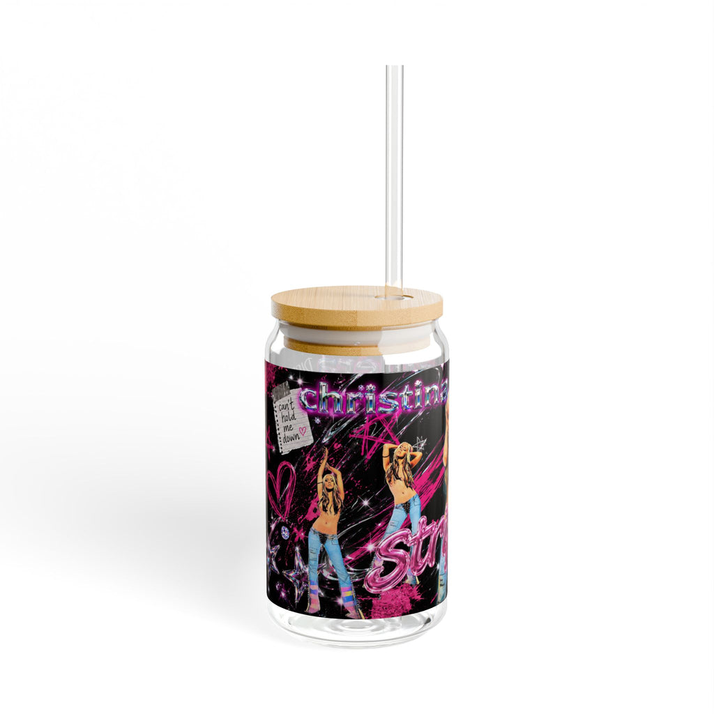 Christina Aguilera — Stripped Y2K 16oz Glass Can
