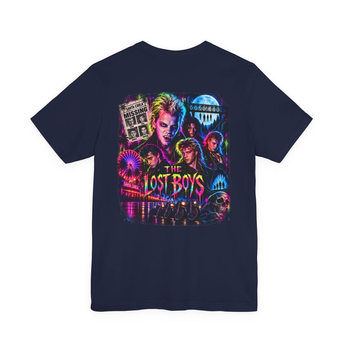 The Lost Boys  — Neon Fangs & Leather | T-Shirt