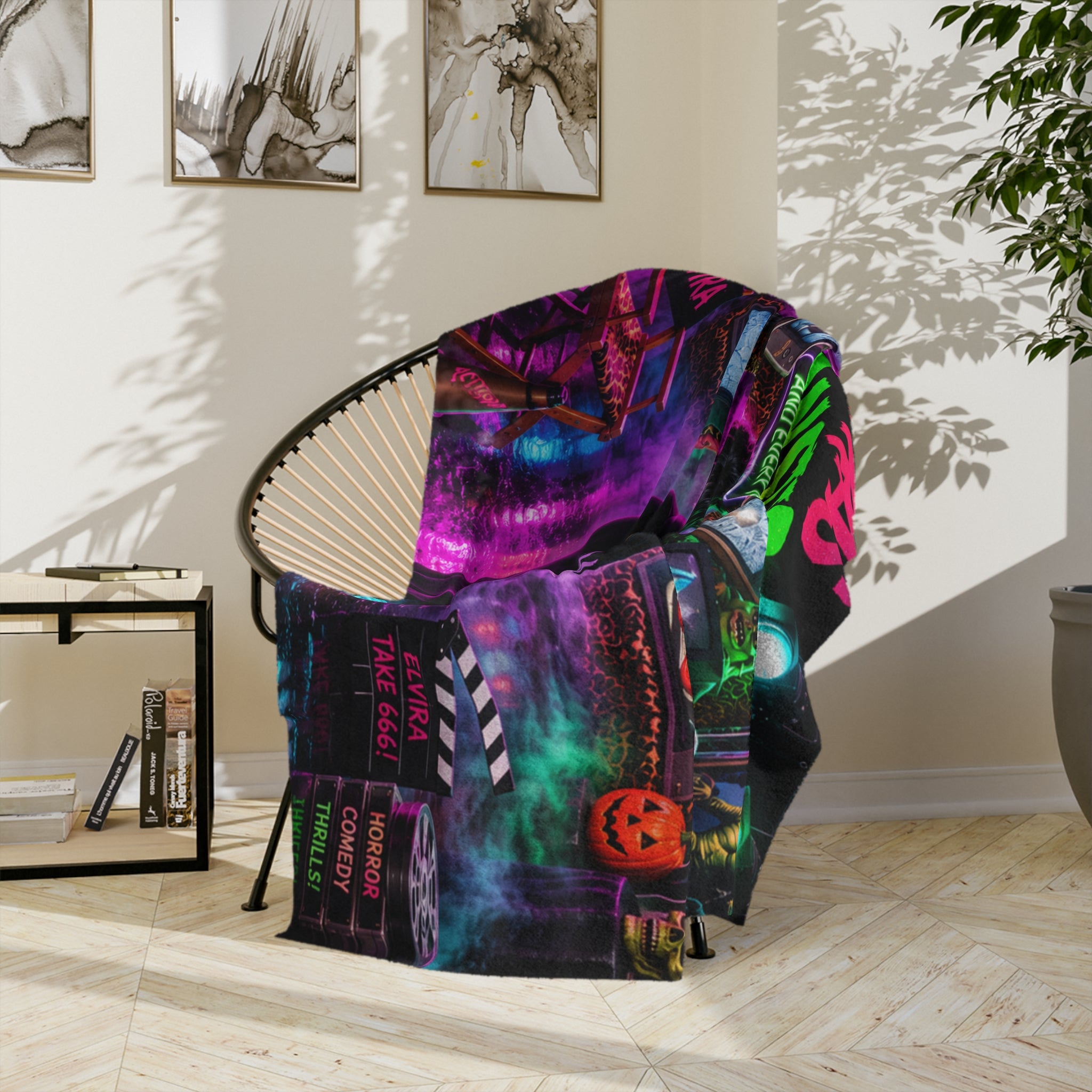 Elvira — Monster TV Studio Blanket