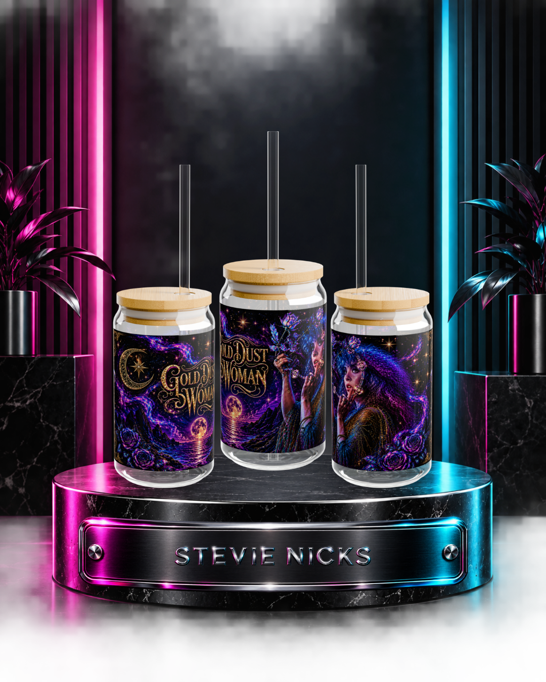 Stevie Nicks — Gold Dust Moon | 16oz Glass Can