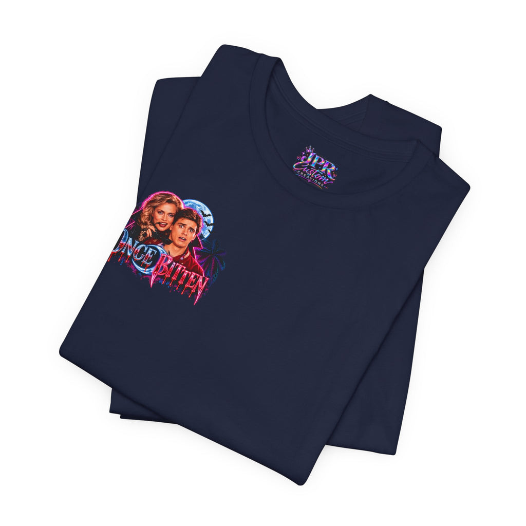 Once Bitten — Neon Fangs & Palm Trees | T-Shirt