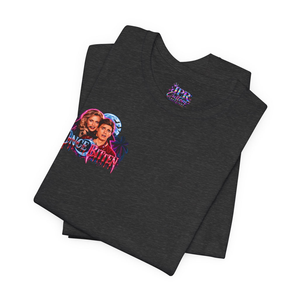Once Bitten — Neon Fangs & Palm Trees | T-Shirt