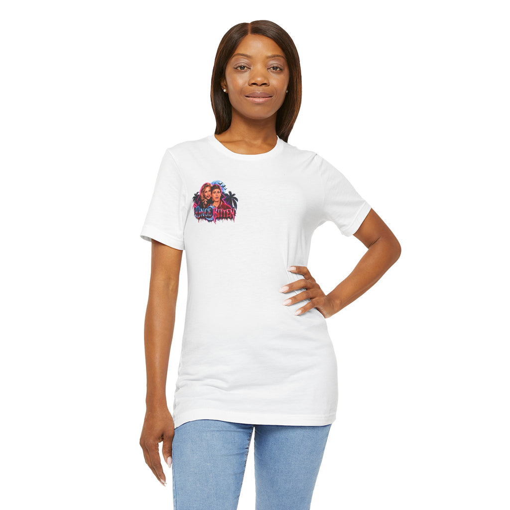 Once Bitten — Neon Fangs & Palm Trees | T-Shirt