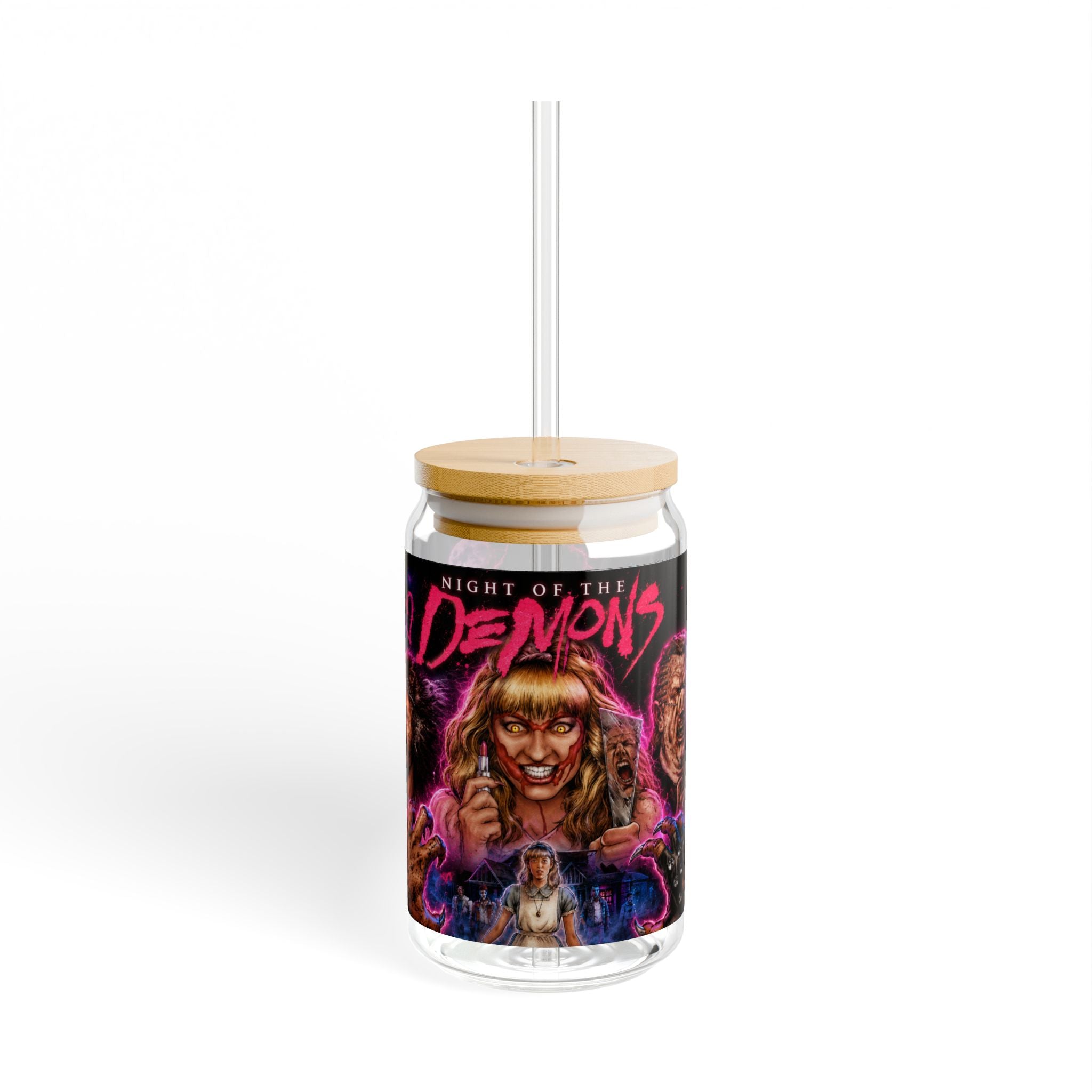 Night of the Demons — Lipstick & Hellfire 16oz Glass Can