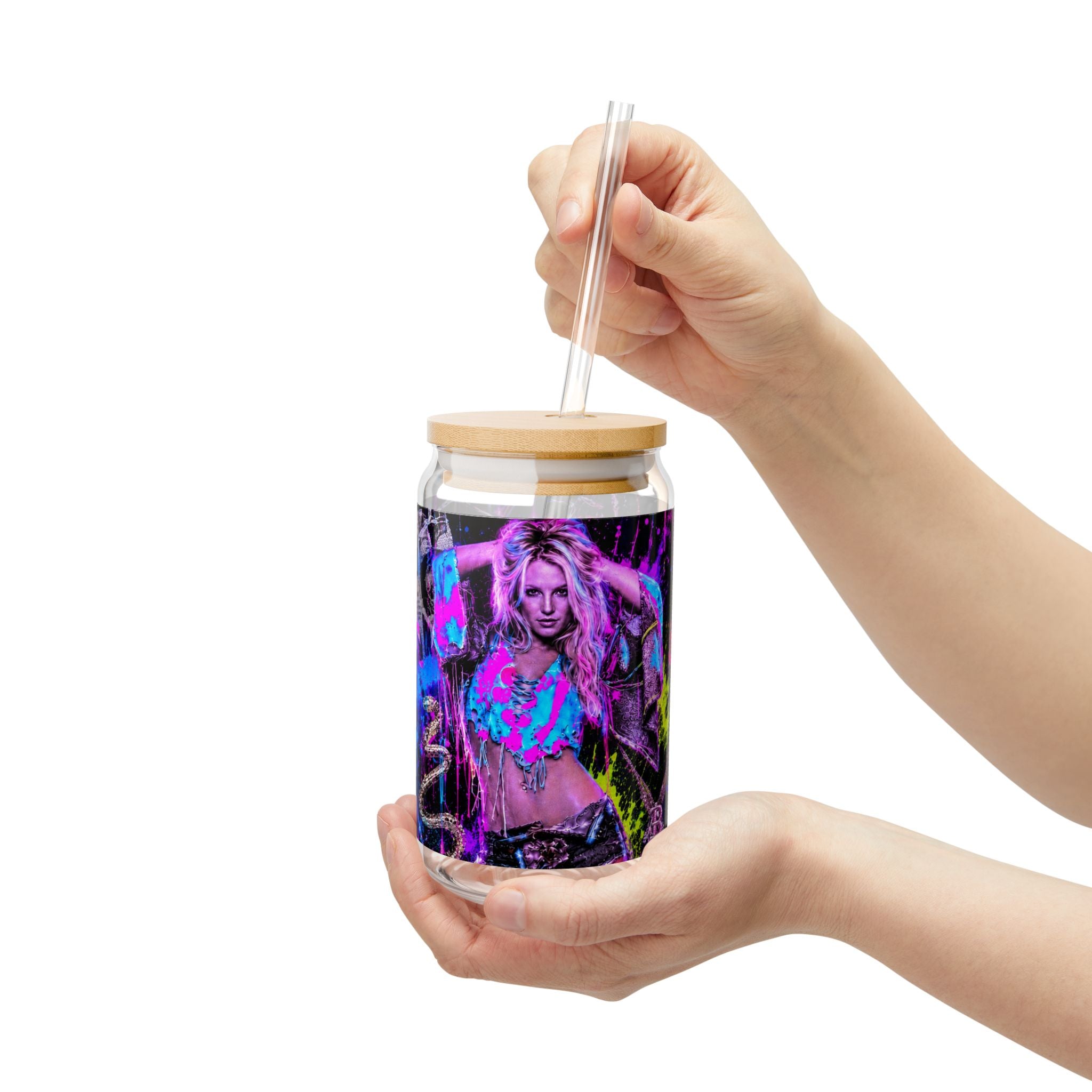 Britney Spears — Neon Rebellion 16oz Glass Can