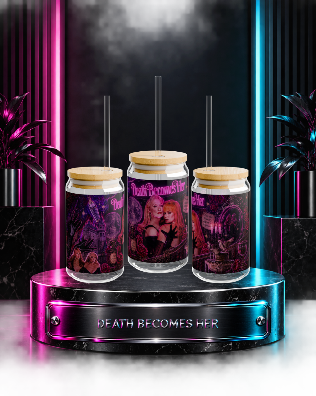 Death Becomes Her — Forever Fabulous | 16oz Glass Can