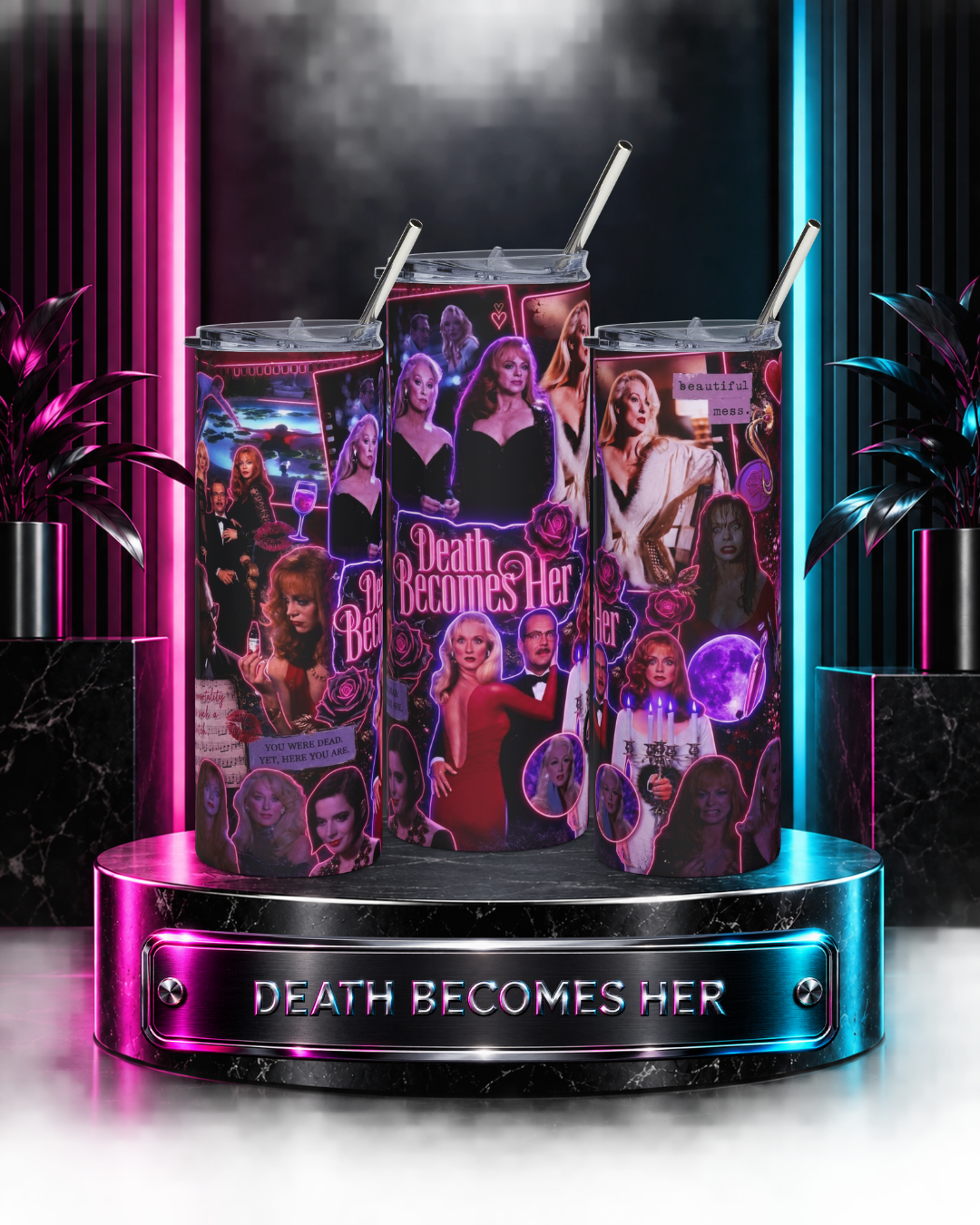 Death Becomes Her — Beautiful Mess | 20oz Tumbler