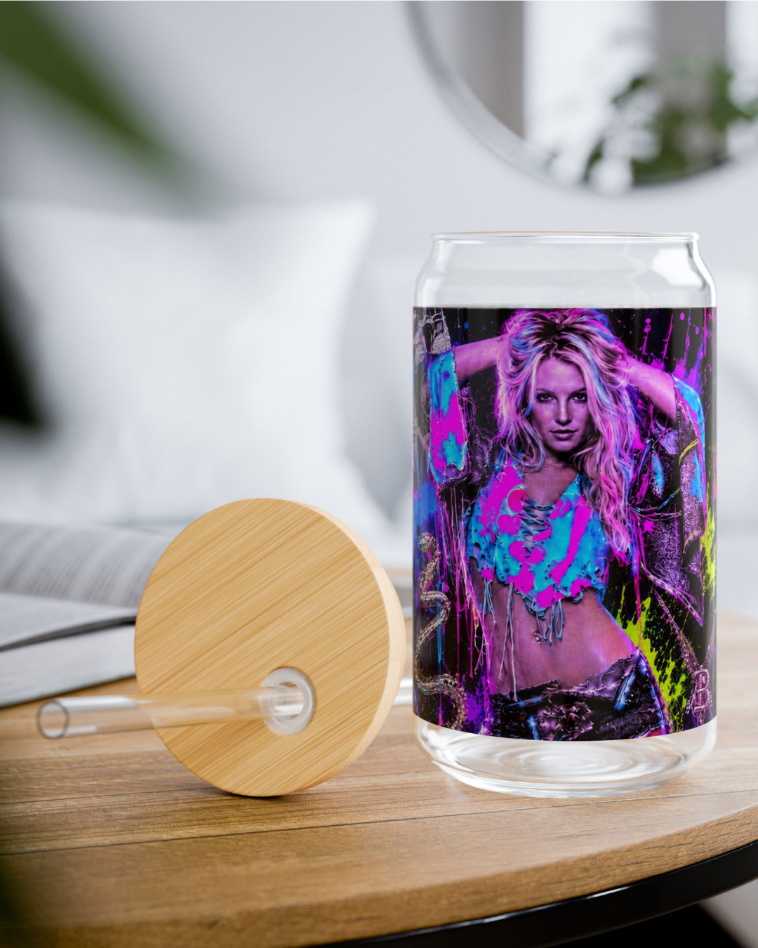 Britney Spears — Neon Rebellion | 16oz Glass Can