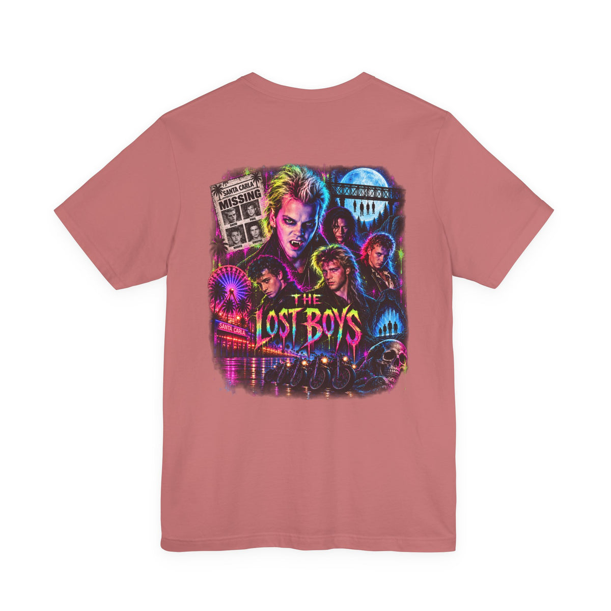 The Lost Boys  — Neon Fangs & Leather | T-Shirt