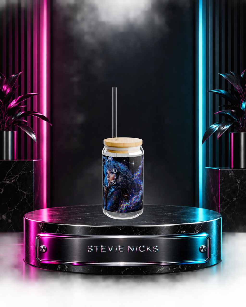 Stevie Nicks — Gold Dust Galaxy | 16oz Glass Can