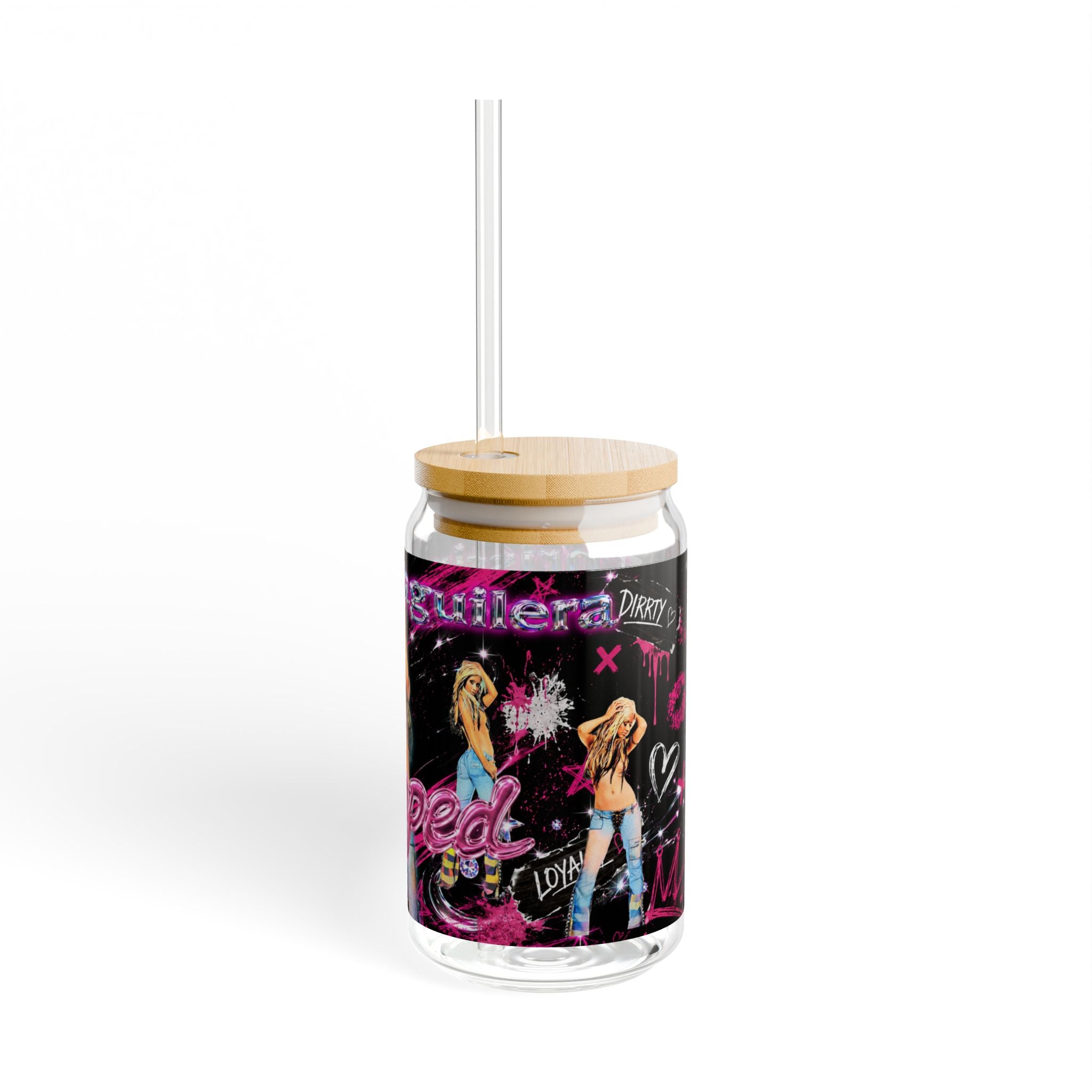 Christina Aguilera — Stripped Y2K 16oz Glass Can