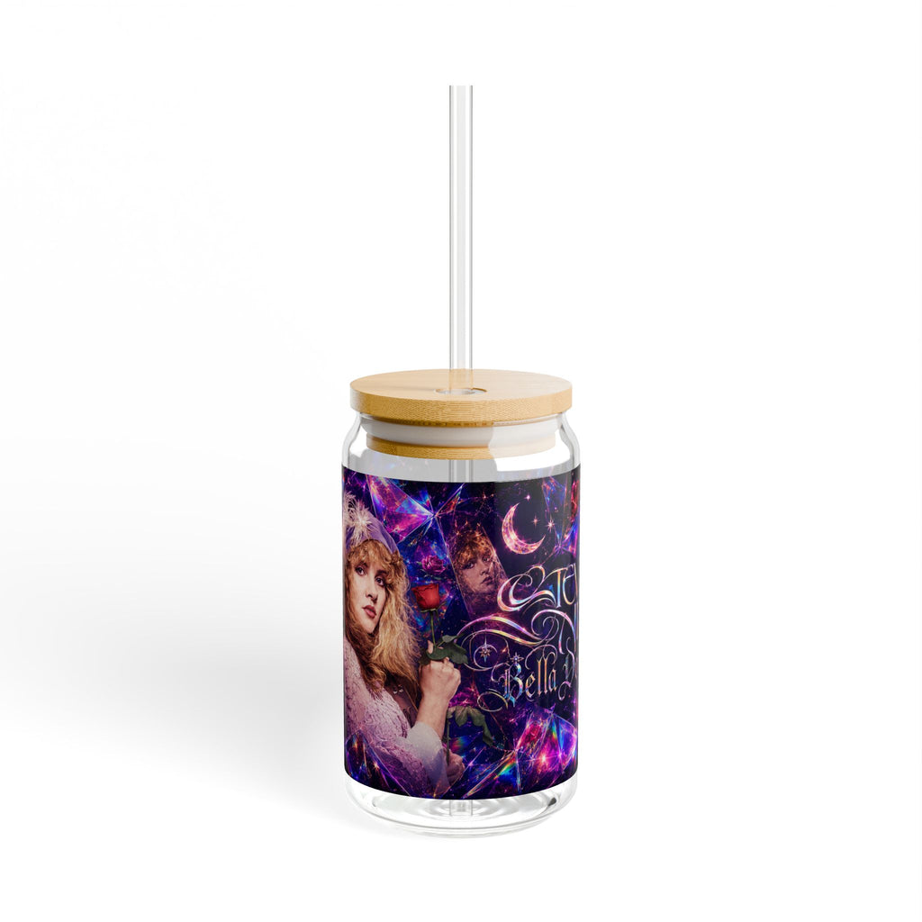 Stevie Nicks — Pink Crystal Visions 16oz Glass Can