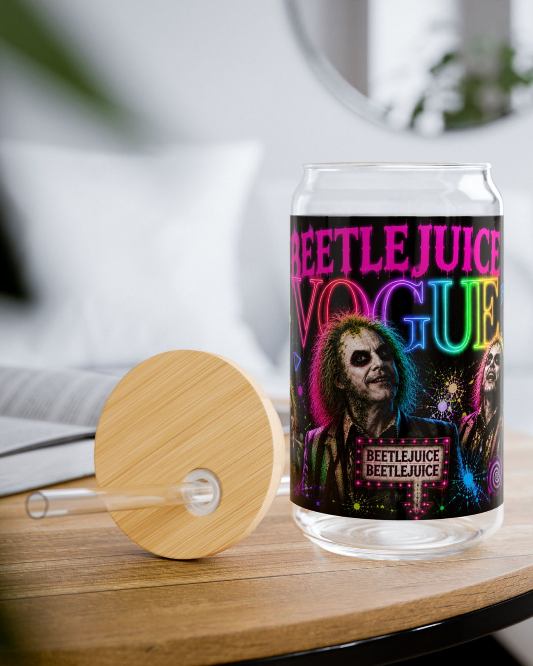 Beetlejuice — Beetlejuice x Vogue | 16oz Glass Can