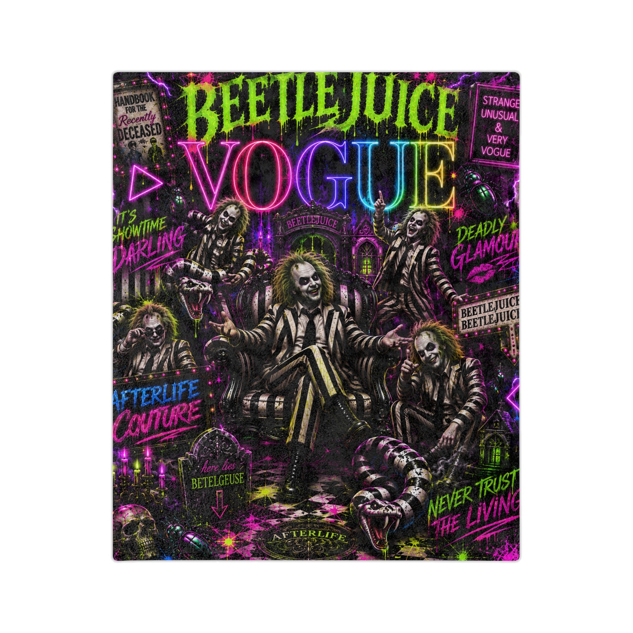 Beetlejuice — Beetlejuice x Vogue Blanket