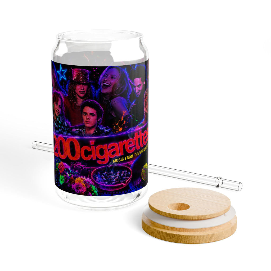 200 Cigarettes — Retro Neon 16oz Glass Can