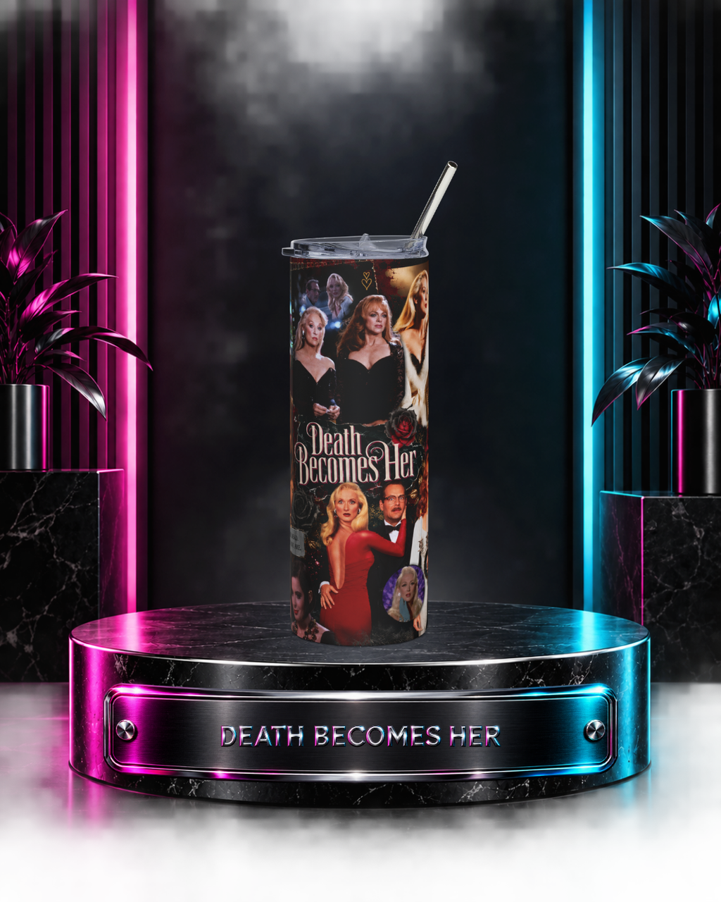 Death Becomes Her — Fatal Vanity Scrapbook | 20oz Tumbler
