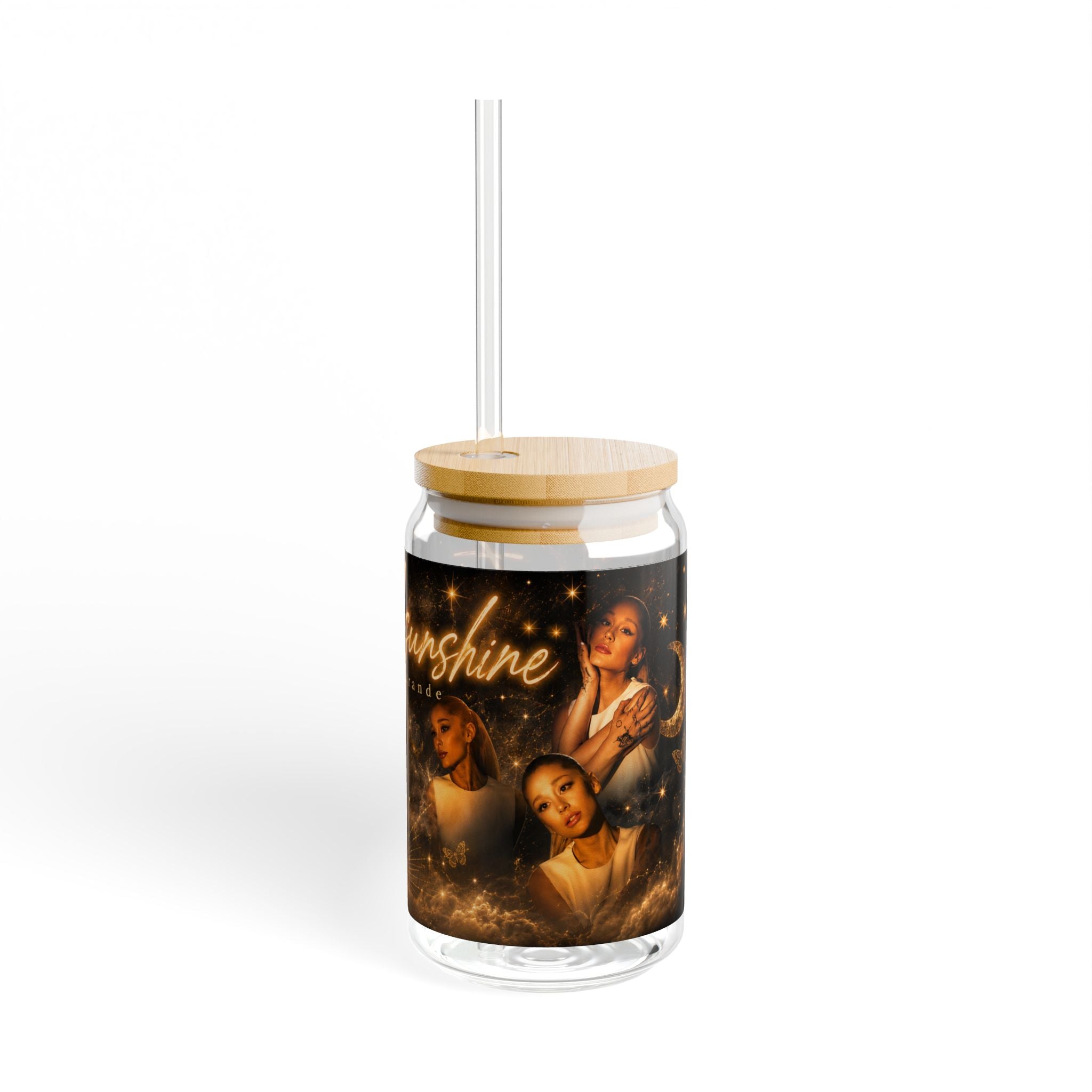 Ariana Grande — Gold Eternal Sunshine 16oz Glass Can
