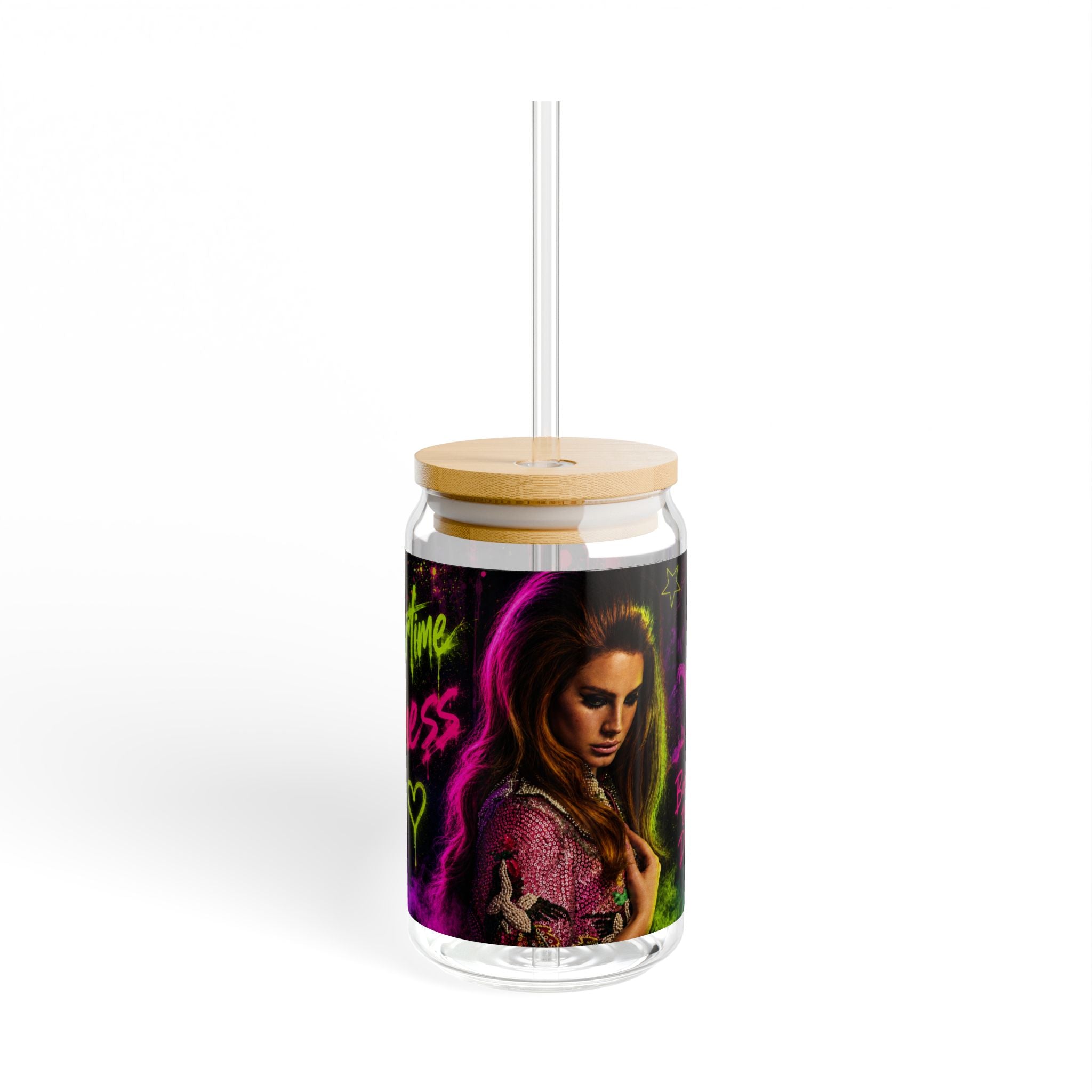 Lana Del Rey — Summertime Sadness Electric Graffiti 16oz Glass Can