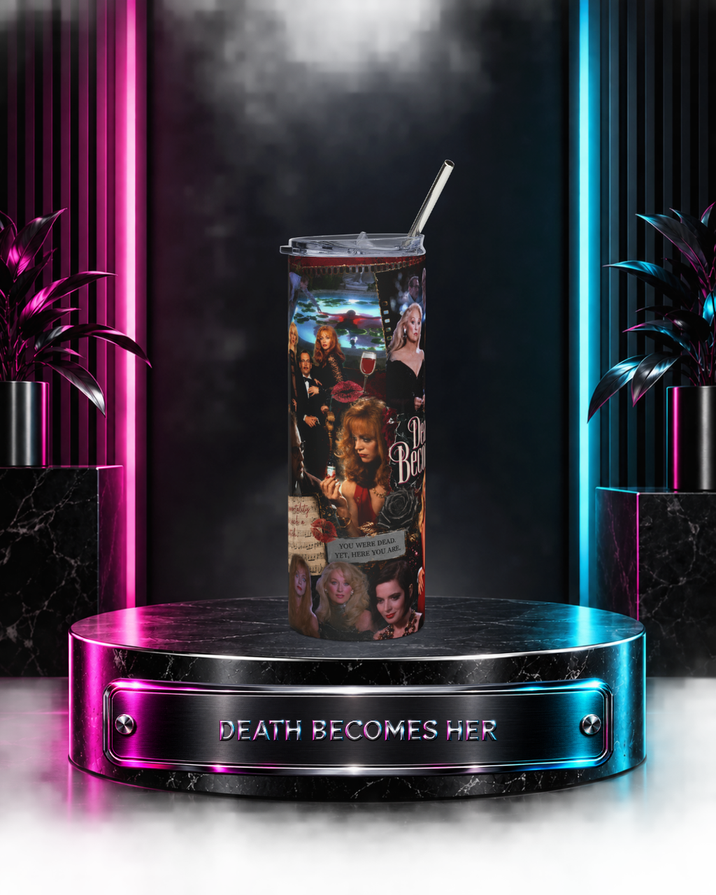 Death Becomes Her — Fatal Vanity Scrapbook | 20oz Tumbler