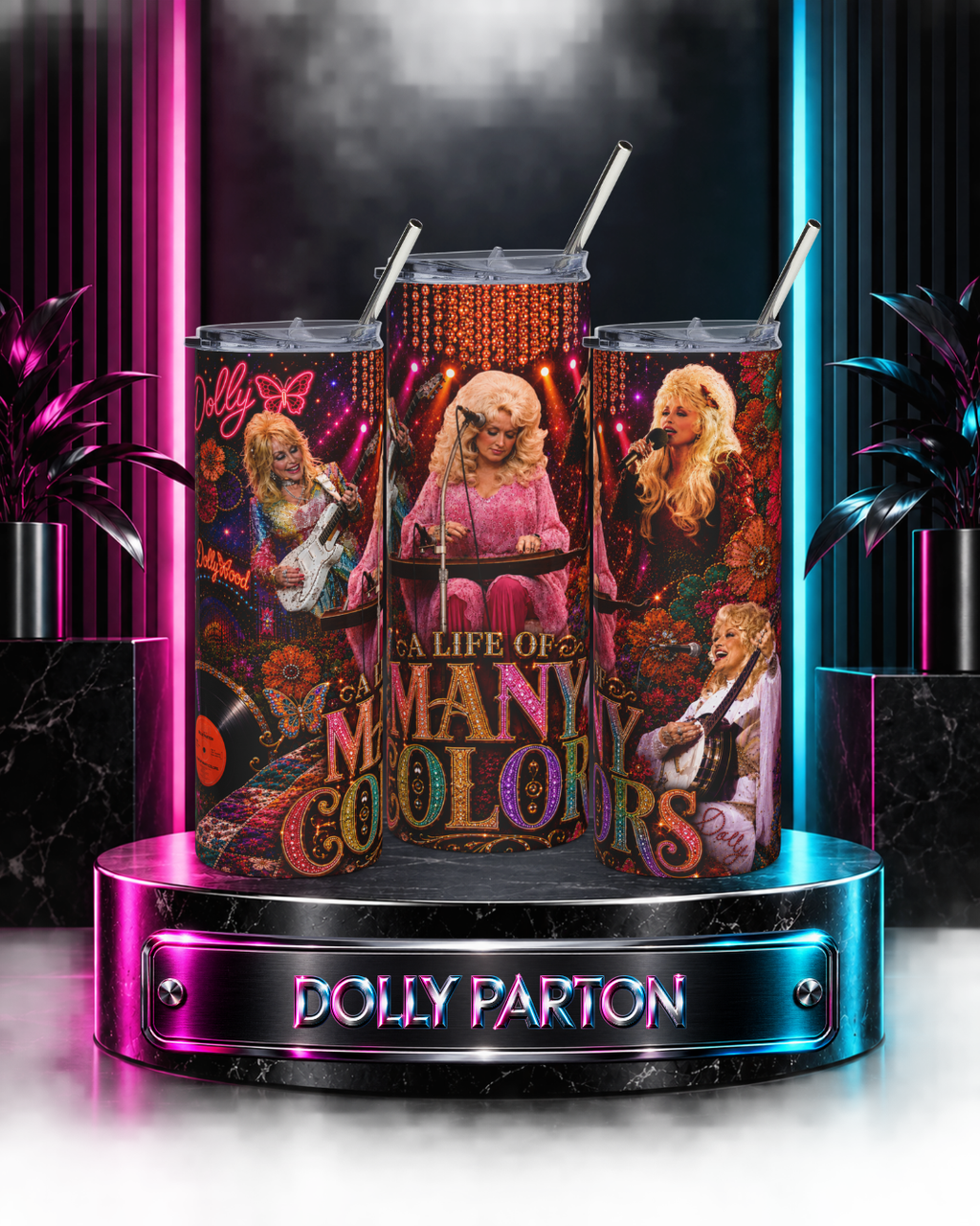 Dolly Parton — A Life Of Many Colors | 20oz Tumbler