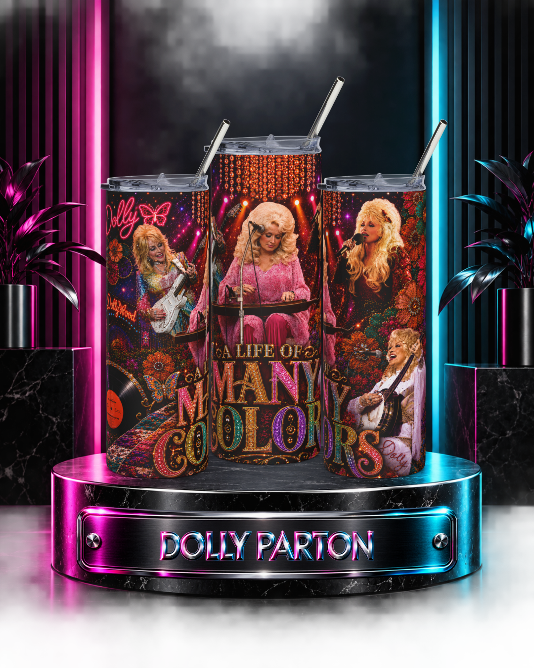 Dolly Parton — A Life Of Many Colors | 20oz Tumbler