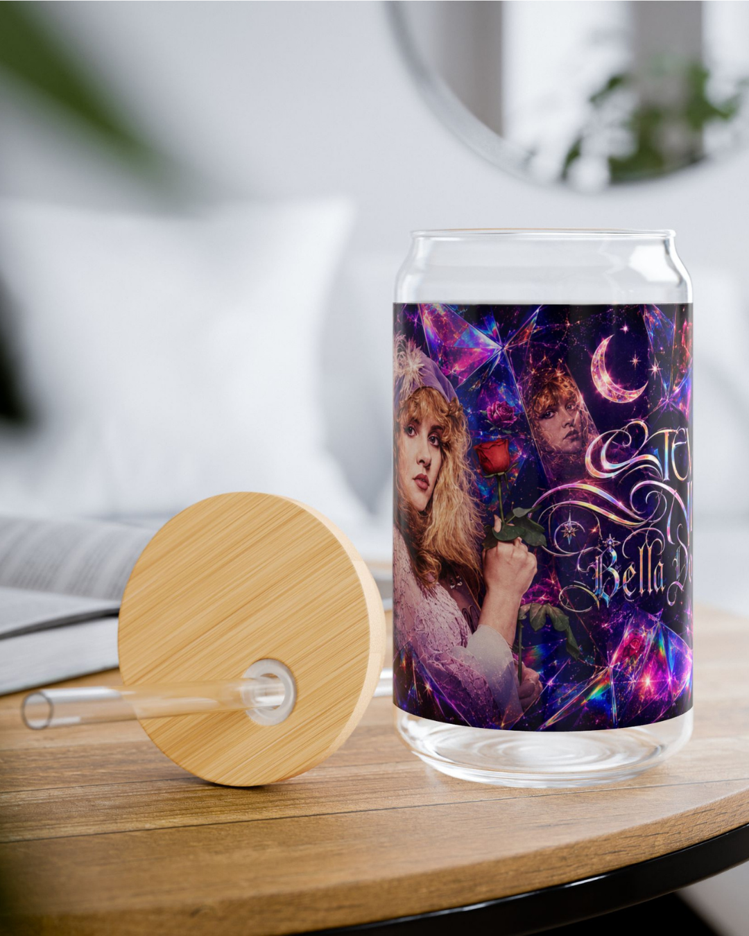 Stevie Nicks — Pink Crystal Visions | 16oz Glass Can