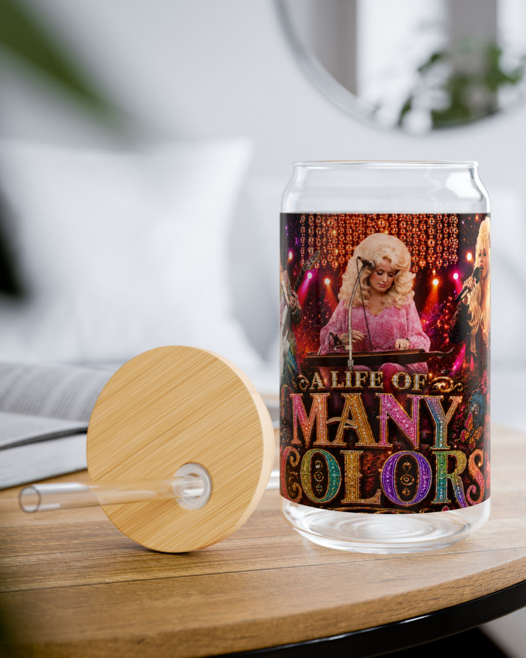 Dolly Parton — A Life Of Many Colors | 16oz Glass Can